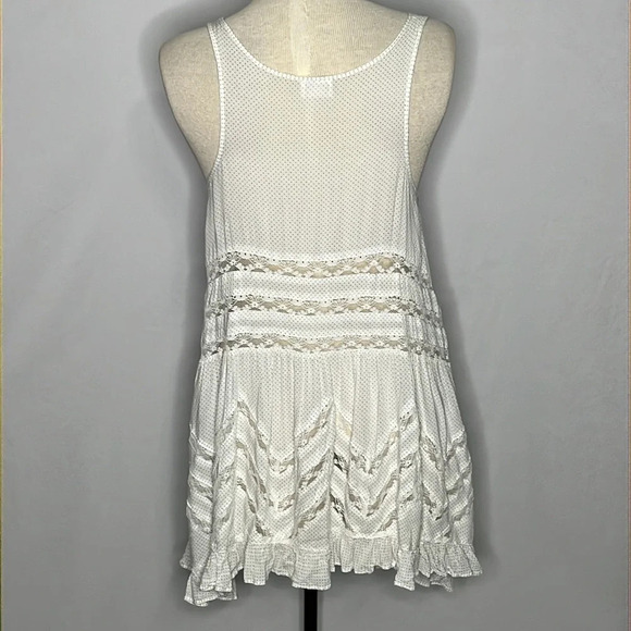 Intimately Free People Voile & Lace Dotted Trapeze Slip Dress - Size XS - Picture 3 of 7